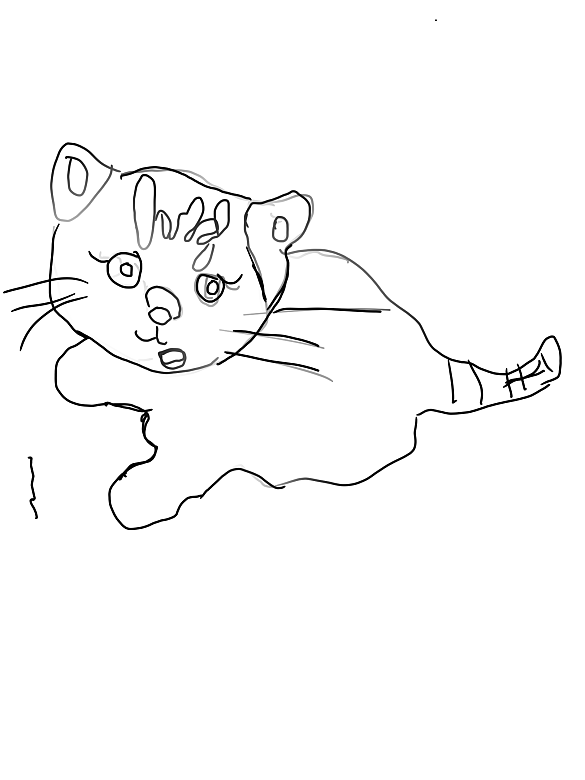 Bild vom Umriss einer Katze