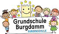 Hier finden Sie das Logo der Schule Burgdamm